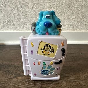 WORKS 1999 Tyco Blue's Clues REFRIGERATOR Interactive Talking Game Toy Steve Era